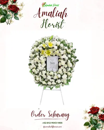 Krans Bunga Duka Cita cihara